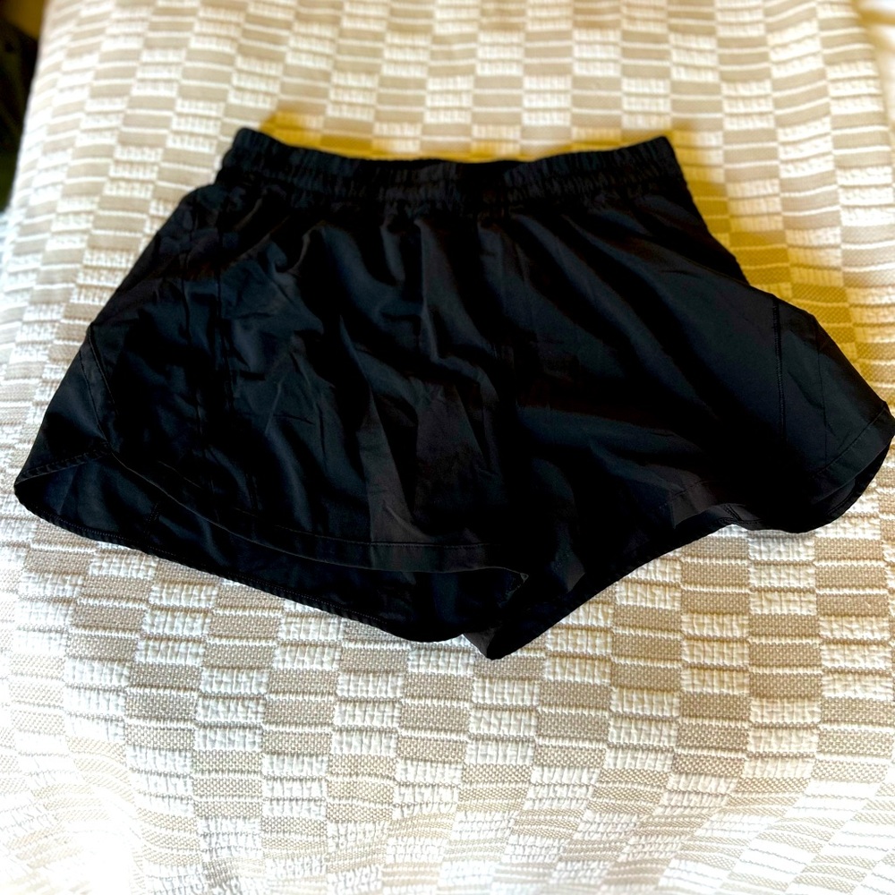 Black Lululemon shorts.